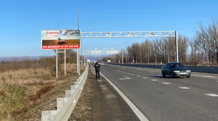 Рекламный щит (билборд) 3х6 ФАД Кавказ 232 км + 700 м (код URK002)